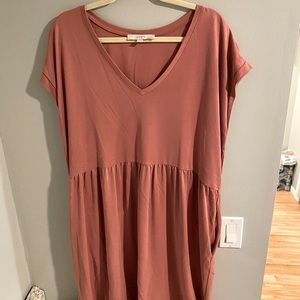 LOFT Size XL Knit Dress - Dusty Pink
